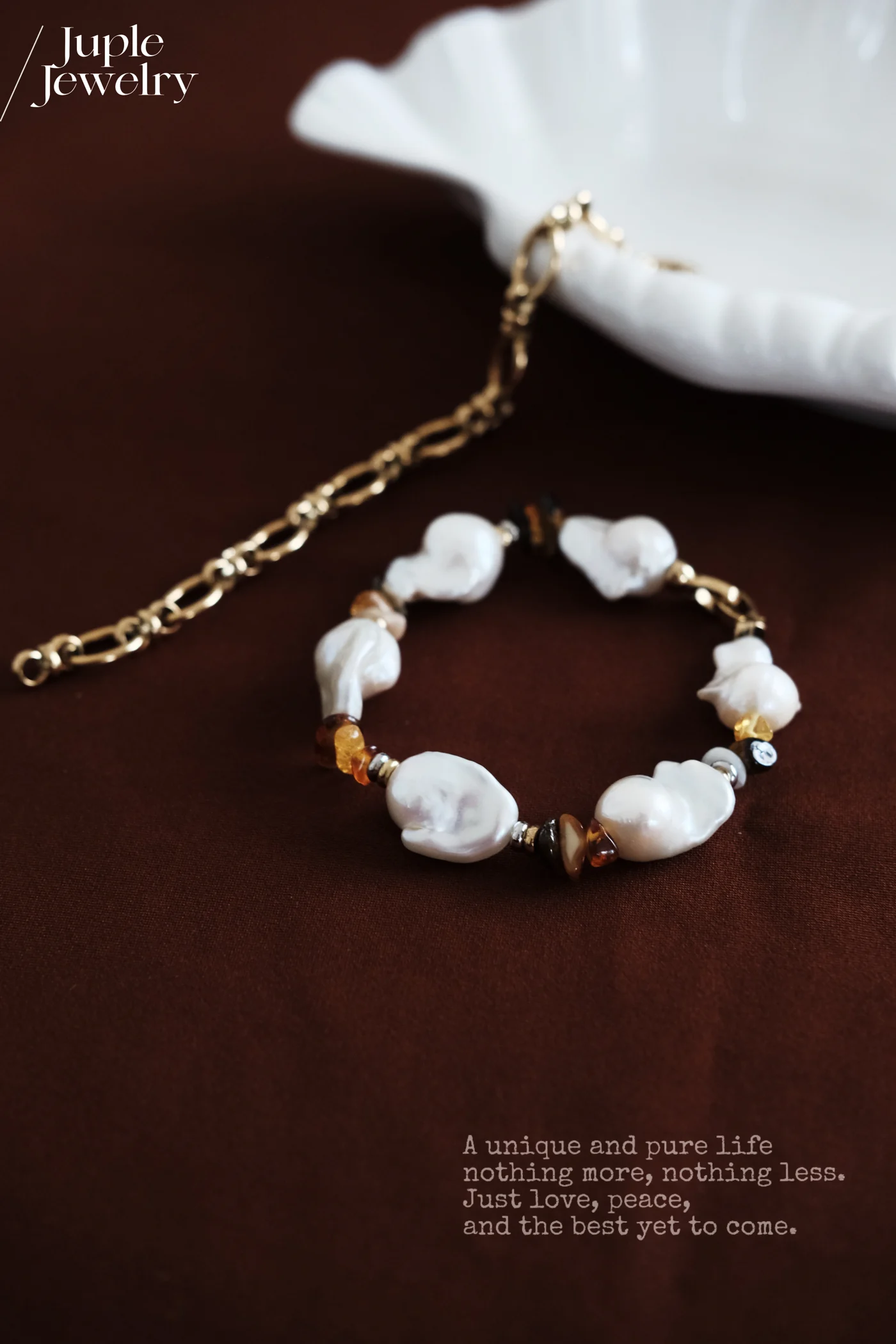 Amber-toned Evening Bracelets